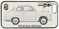 Austin A30 2 door Deluxe 1953-56 Phone Cover Horizontal